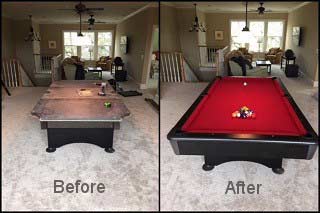 Expert pool table repair in South Lake Tahoe